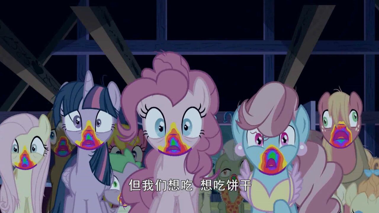 《小马宝莉》云宝被彩虹饼干马包围啦!_腾讯视频