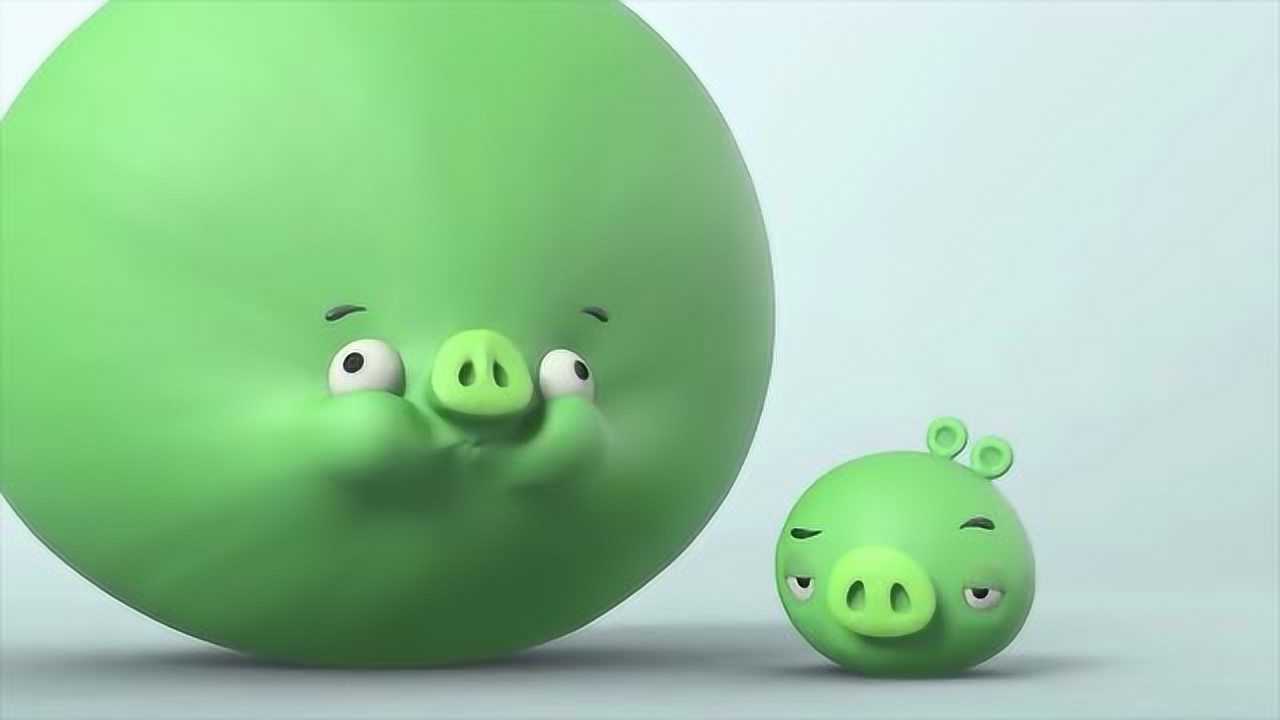 愤怒的小鸟:钢盔猪变大飞了起来