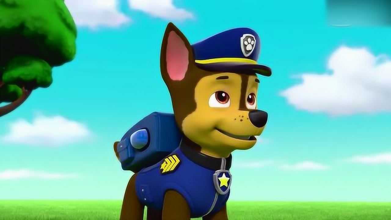 小伶简笔画:阿奇穿上了它的警服,今天有什么任务呢