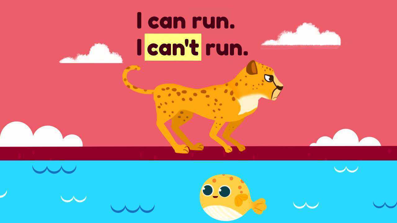 i can swim,幼儿英语绘本