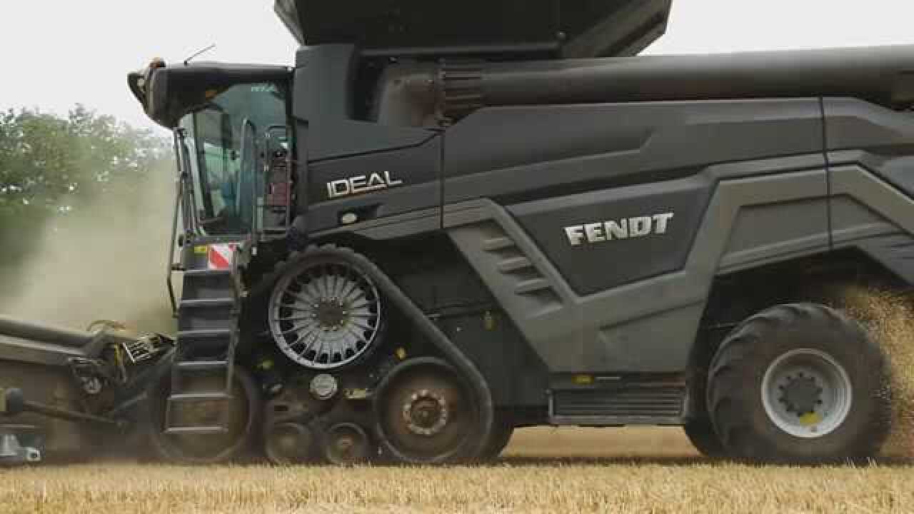德国农业机械,fendt ideal 9t 小麦收割机