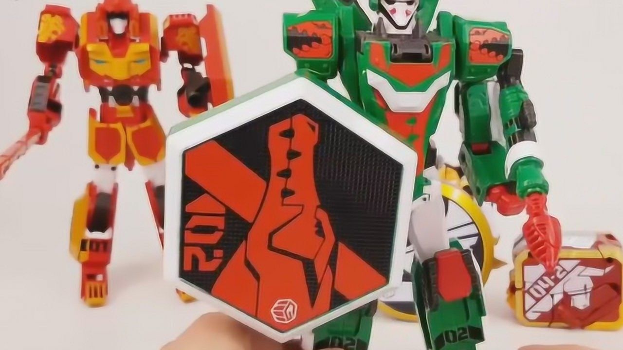 启蒙益智玩具:魔方机甲剑龙机器人大变身,激发宝宝创造力