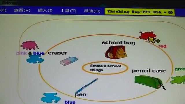 通过思维导图学习school things