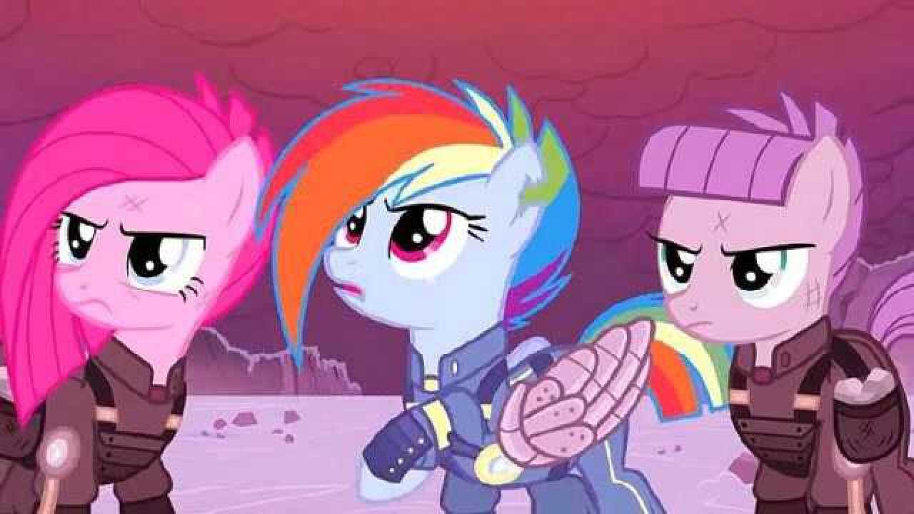 小马宝莉萍卡美娜云宝和大家参加了战争小马世界都被改变啦