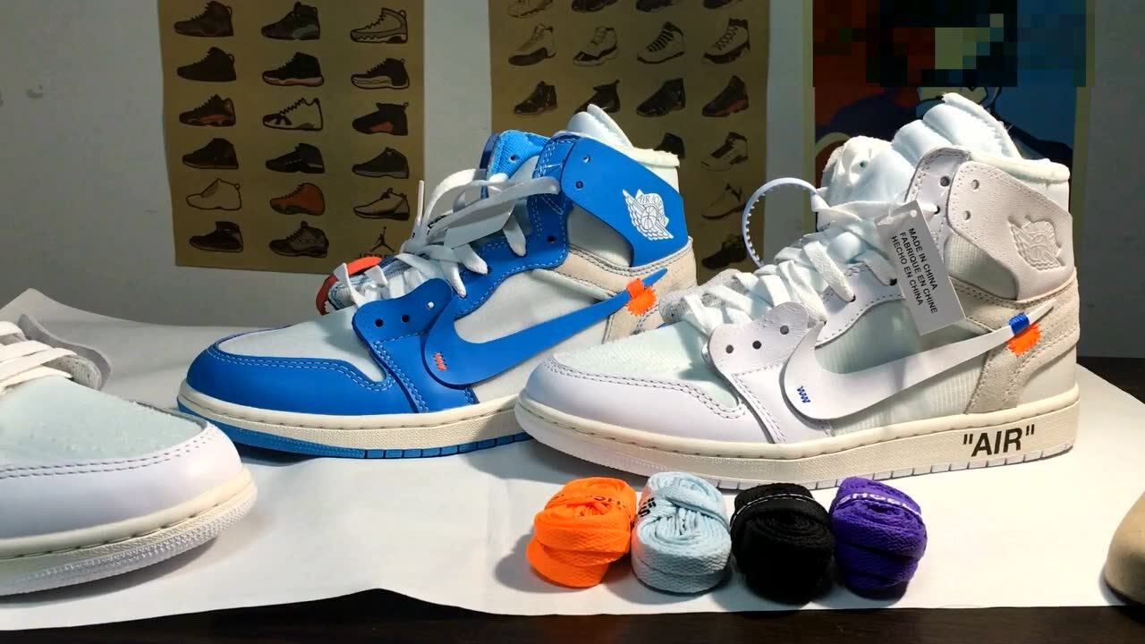 益达君开箱评测aj1 offwhite欧洲限定 白乞丐