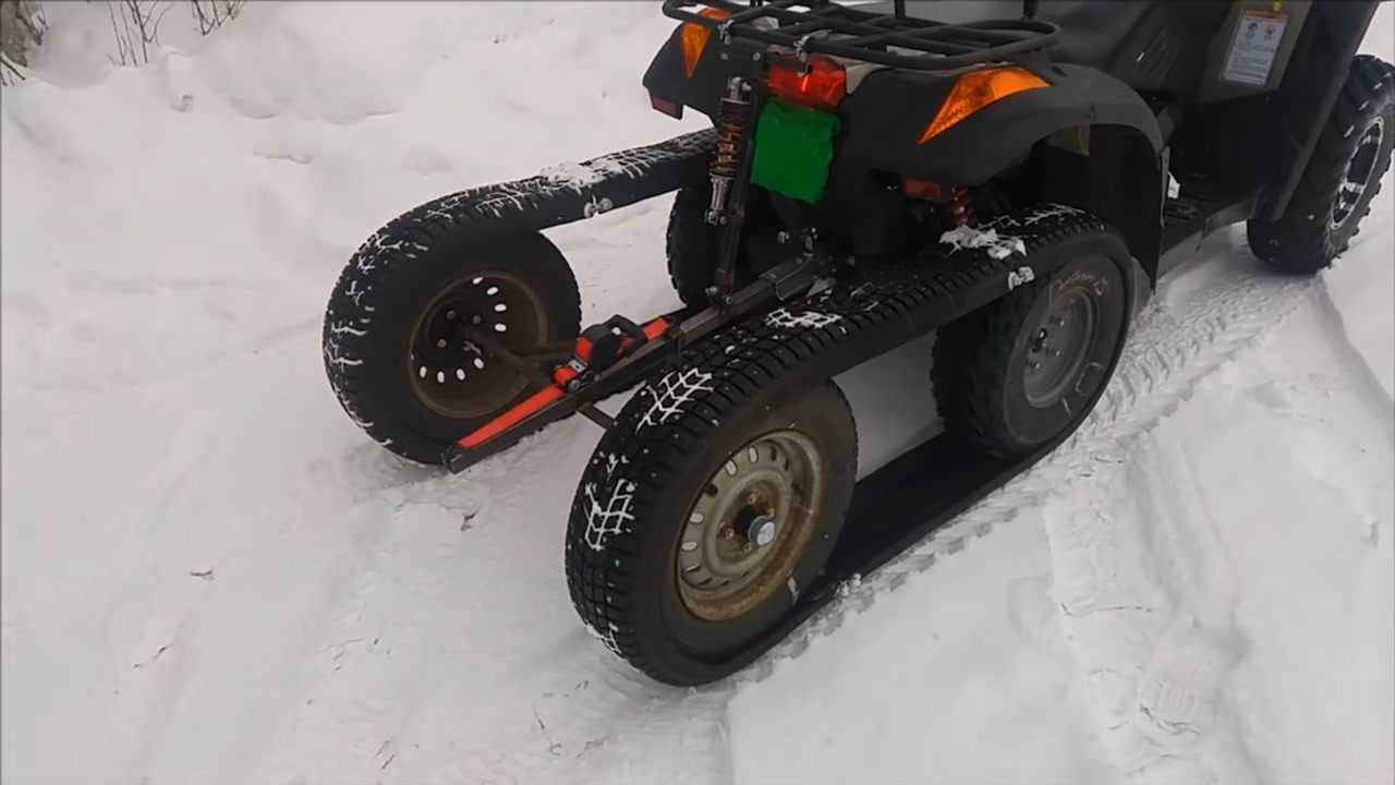 国外小哥自制的雪地履带车功能强大到不敢相信