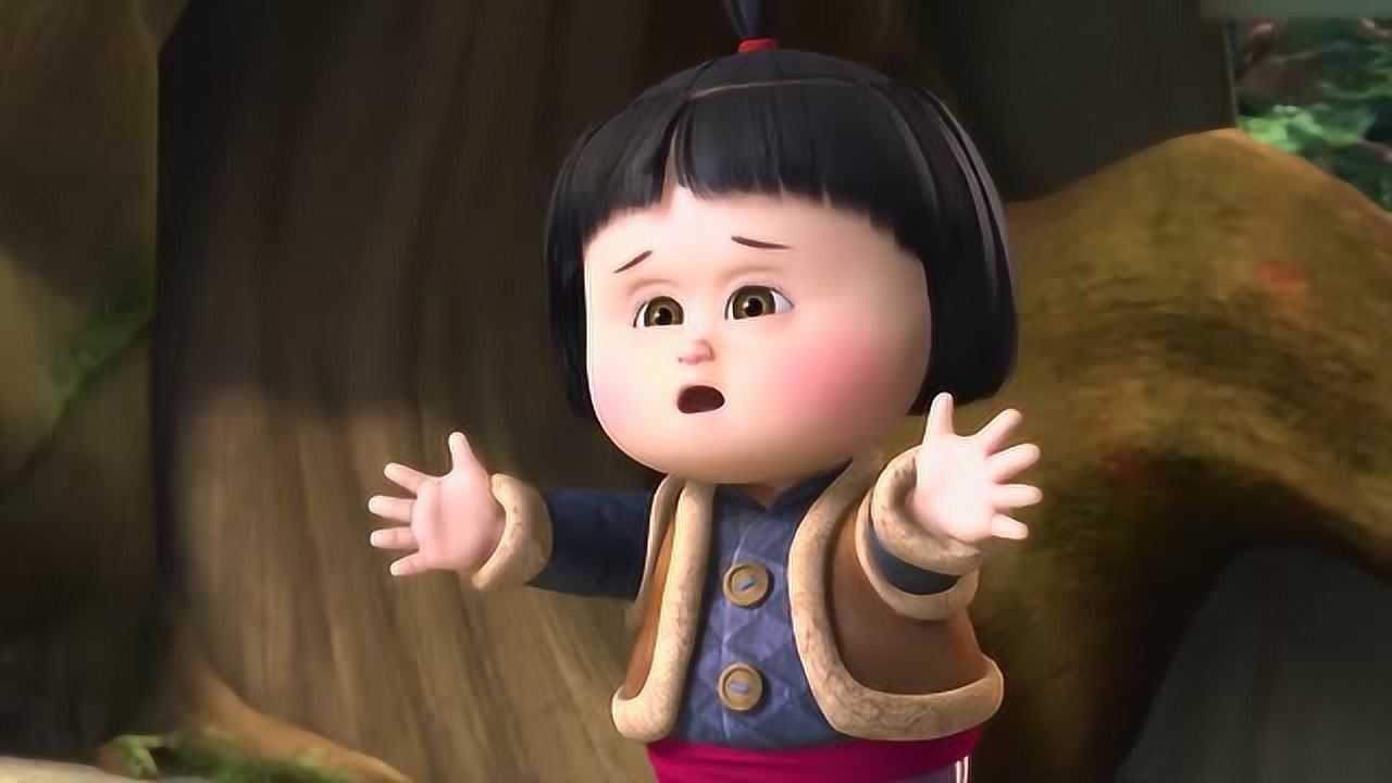 熊出没之夺宝熊兵:狗熊第一次见小嘟嘟,竟以为是光头强的秘密武器