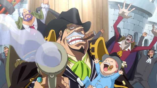 海贼又一感动瞬间贝基男子汉的活法,为救老婆冲进大妈海贼团包围