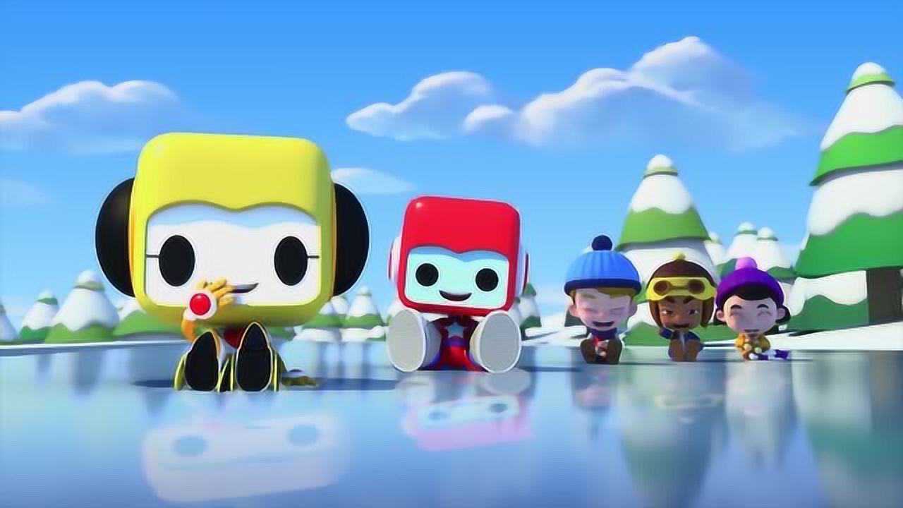 百变布鲁可布鲁可小队自制滑雪场地吸引小朋友踊跃前往溜冰