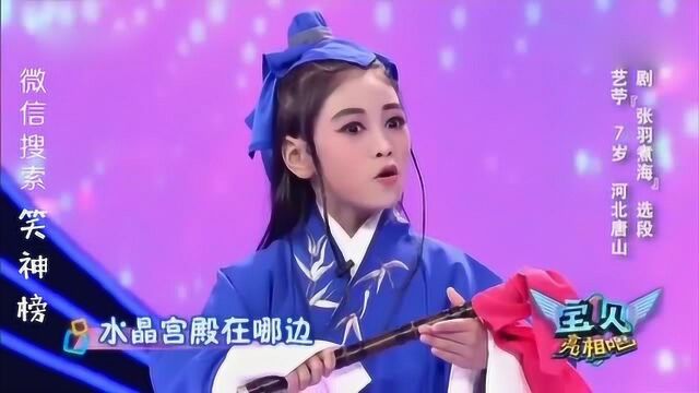 小戏骨评剧《张羽煮海》选段 表演:张艺苎