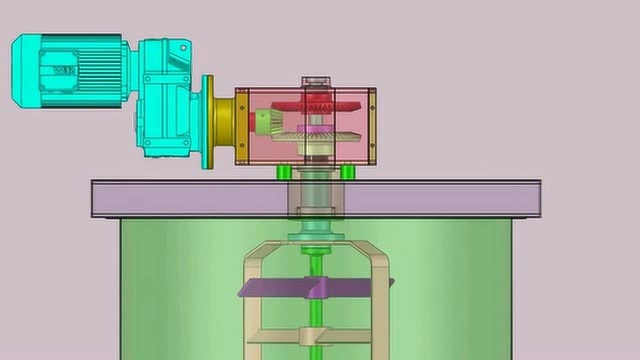 搅拌机的模拟机械结构,设计精巧,看完学到很多!