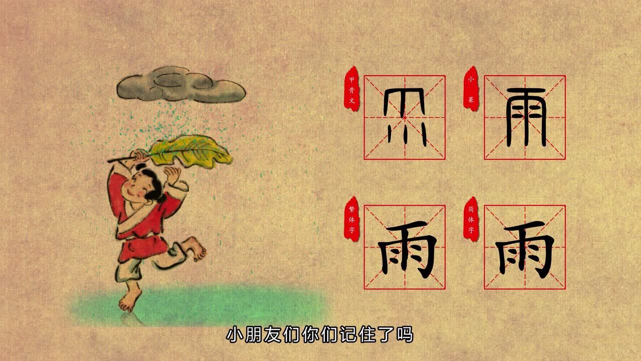 雨字的演变过程_高清1080P在线观看平台_腾讯视频