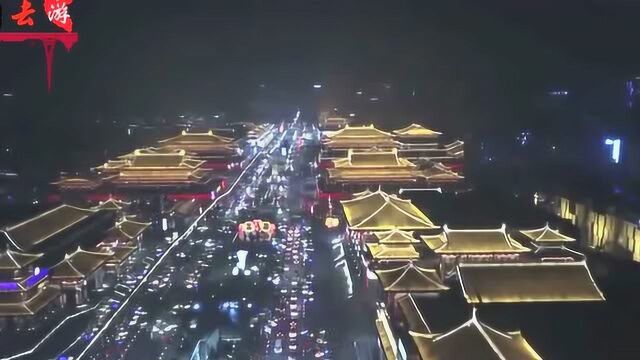 另一个角度的西安夜景!带你还原盛世长安绝美风景