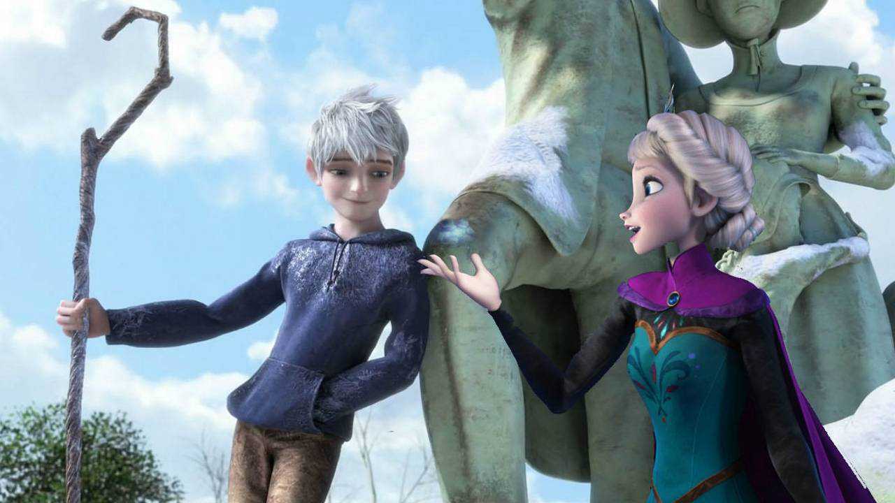 艾莎公主跟雪国王子两人都是冰系魔法颜值简直太般配