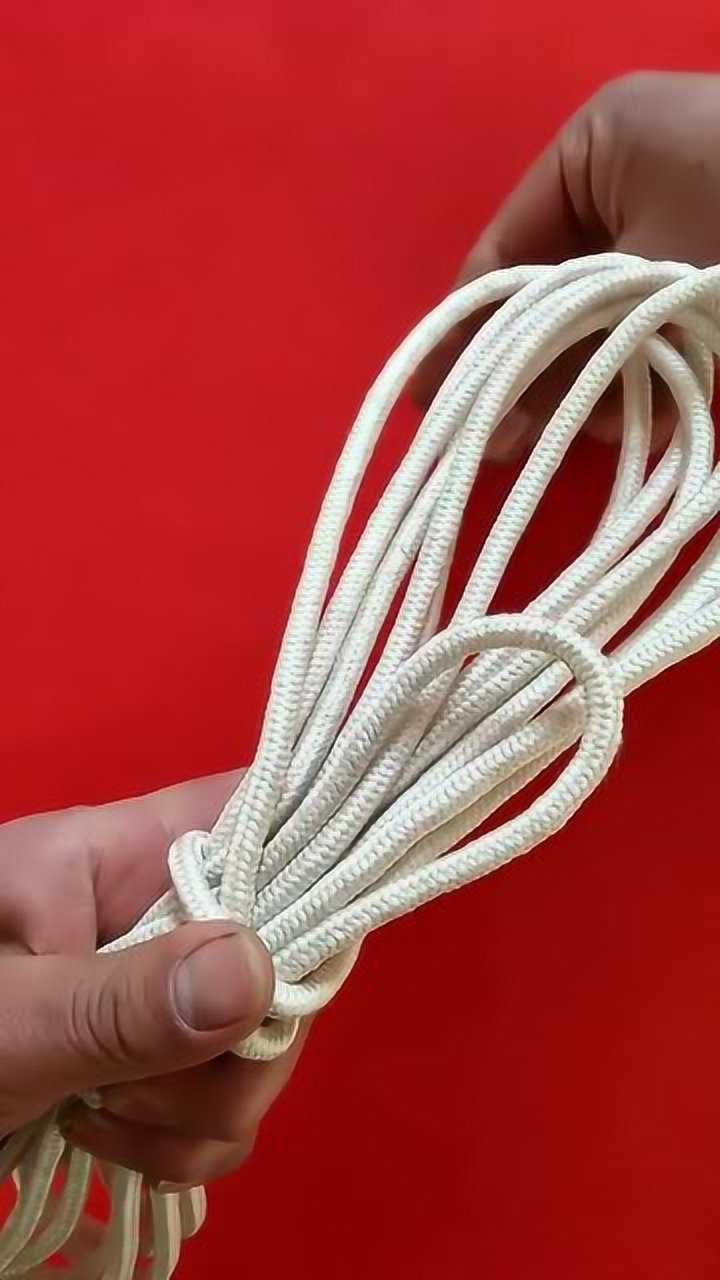 漂亮的蝴蝶收绳结