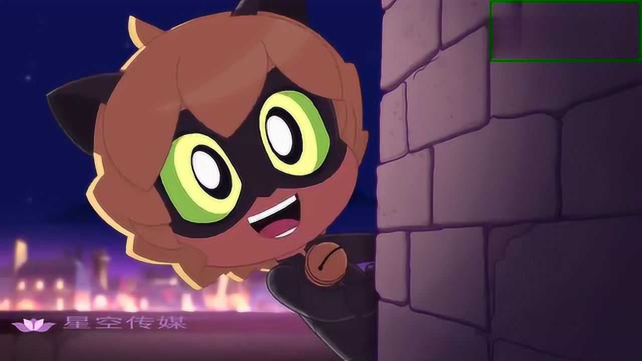 奇迹瓢虫与超级猫q版:黑猫诺儿喷香水引来众多猫小妹,哈哈!