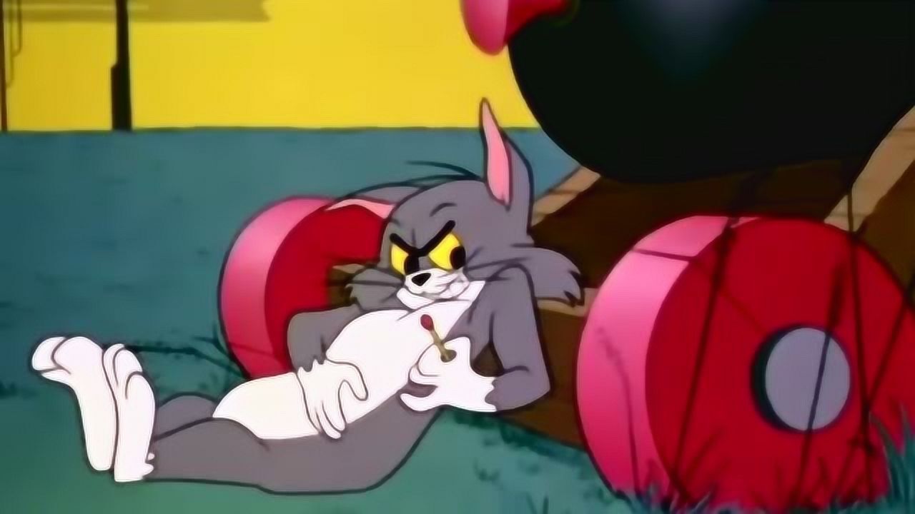 猫和老鼠:猫鼠大对决,双方拉来大炮,炮口相对,真的刚