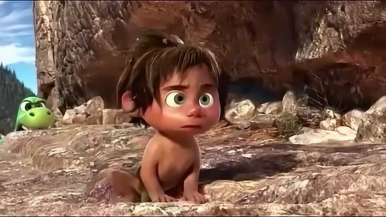 恐龙当家:小野人带着阿洛找到了浆果,有力气啦