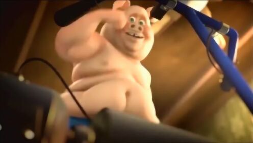 神曲《卡路里》，被改编为《大肚皮》，看一只胖猪猪如何减掉大肚皮