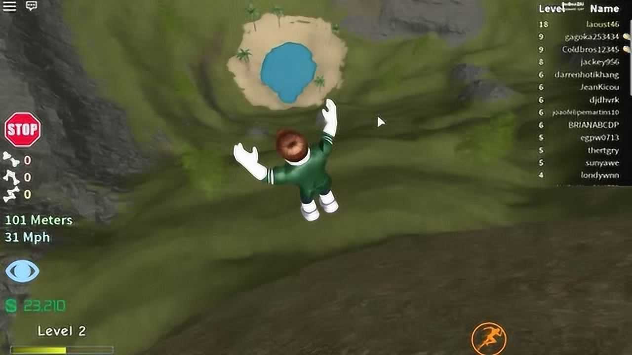 波波仔解说 roblox 虚拟世界“坠落模拟器”:这么高都摔不死!_腾讯视频