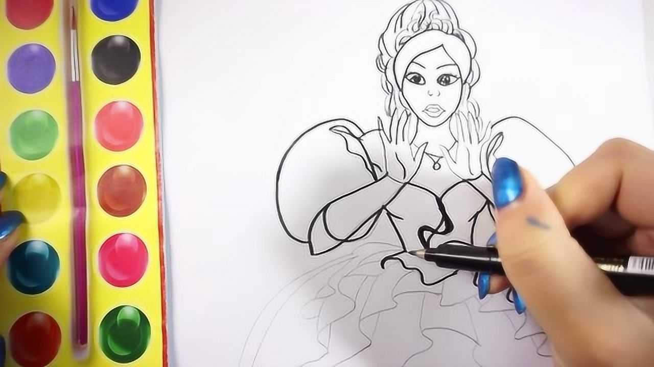 一起学画画青蛙公主