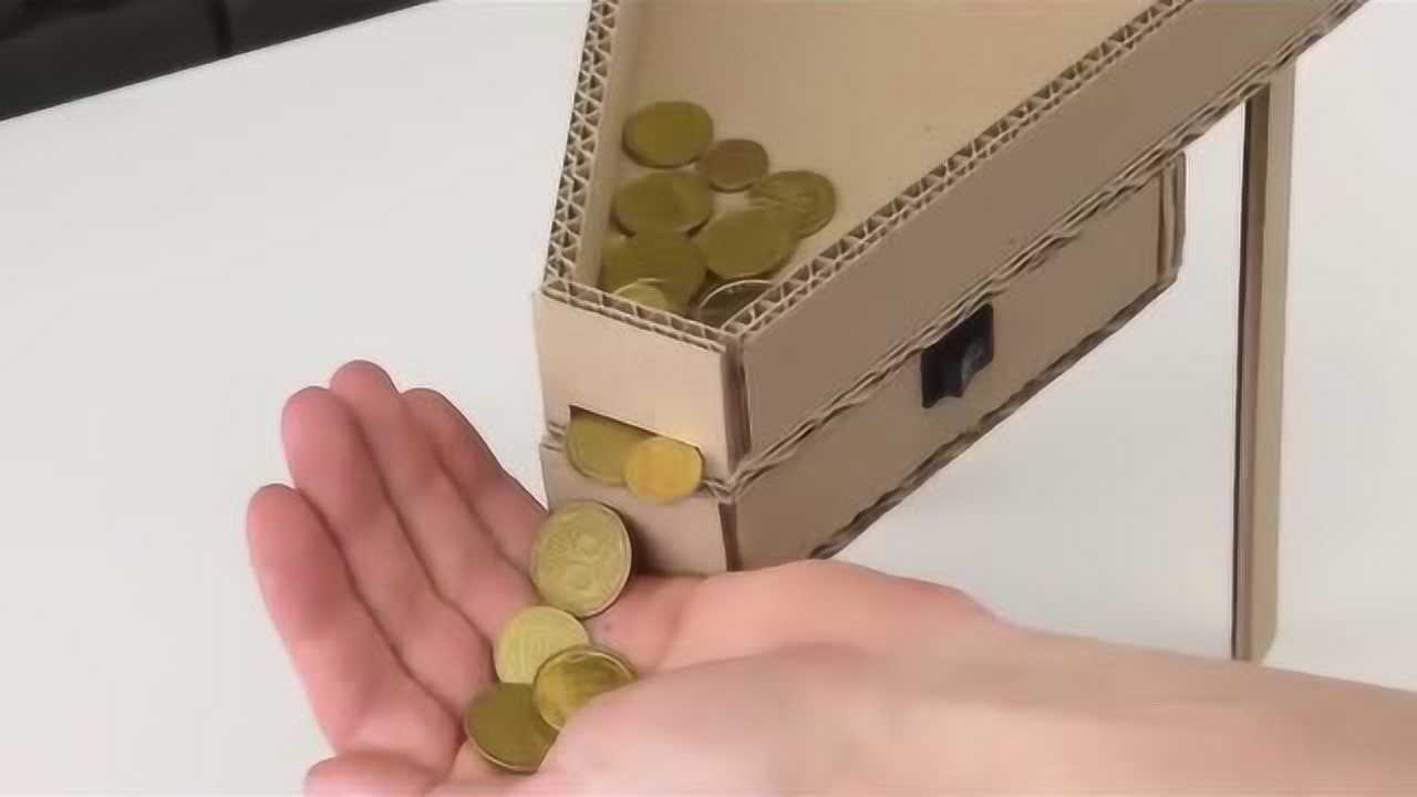 腾讯视频】 diy手工：神奇的手工制作，自动硬币分类机手工制作！