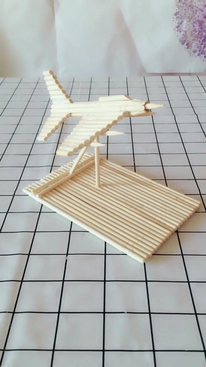 一次性筷子制作手工迷你飞机