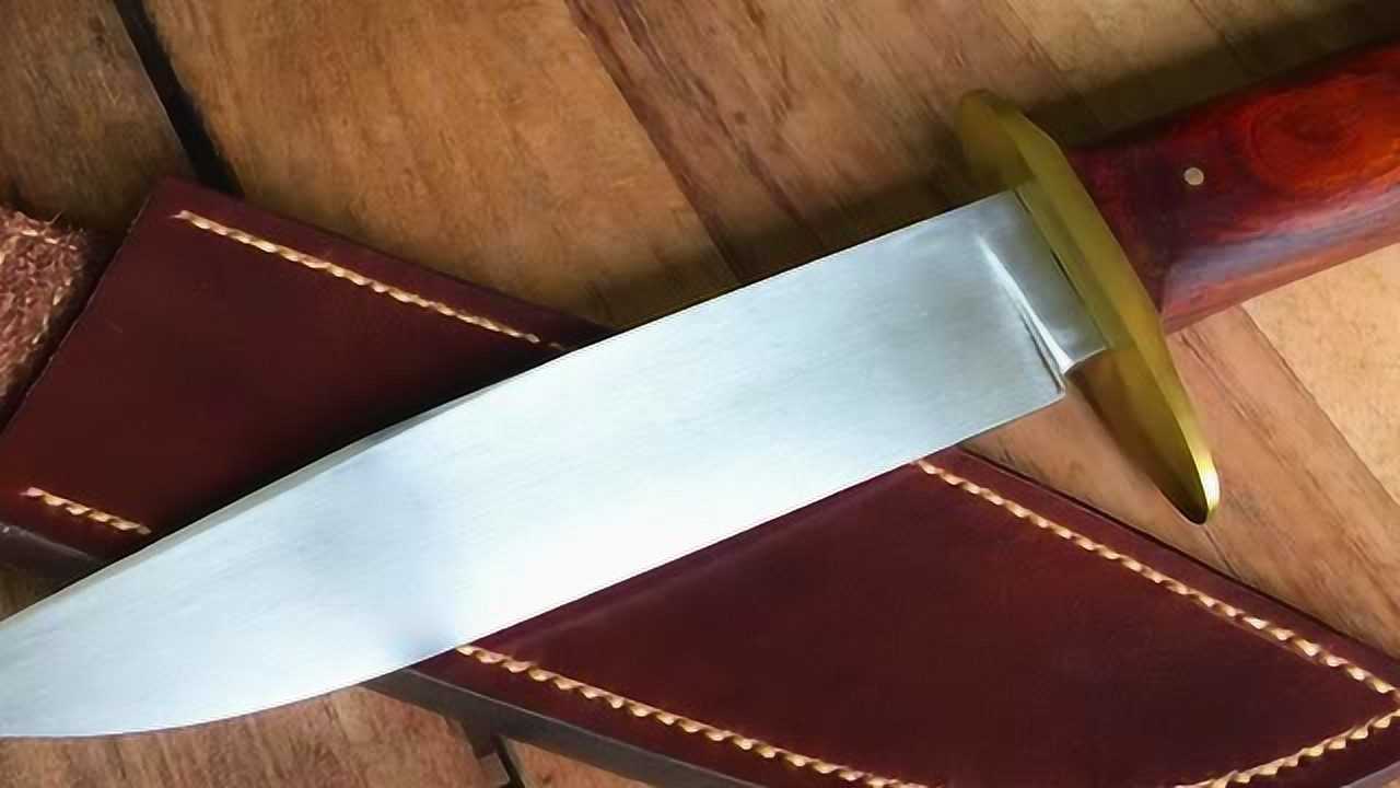 国外刀匠打造匕首全过程，纯手工打造的杰作就是不一样！_腾讯视频