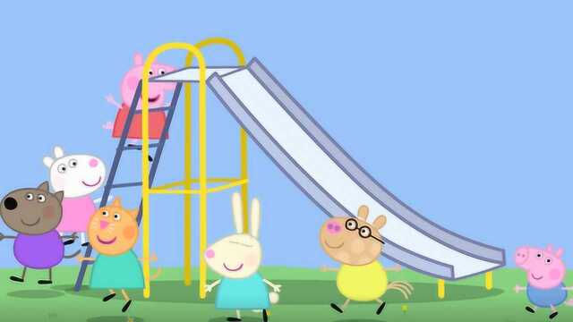 小猪佩奇和朋友们一起玩捉迷藏可是他们找不到乔治玩具故事