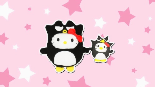 麦当劳毛绒玩具hellokitty酷企鹅版粘土手工趣盒子手工课