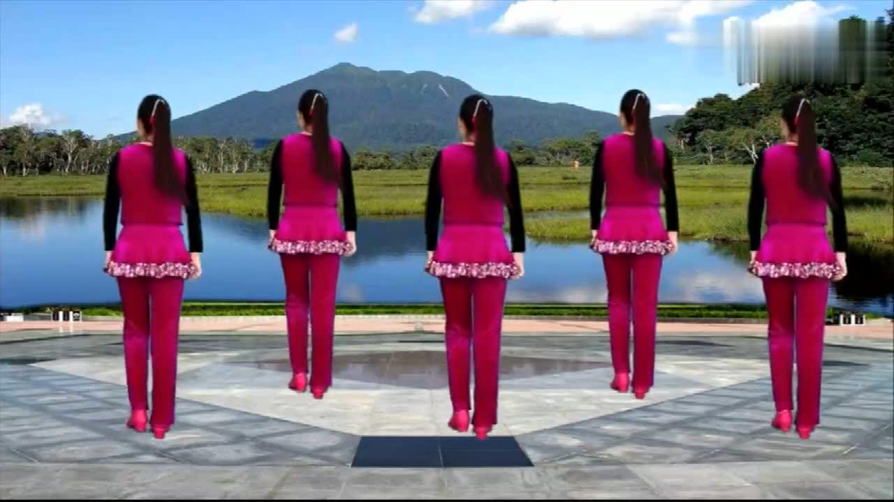 广场舞《高山青》简单易学32步附分解