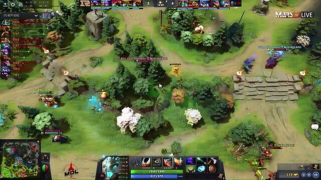 Dota2:MDL巴黎MAJOR 中国区预选 PSG.LGD vs RNG 第二局