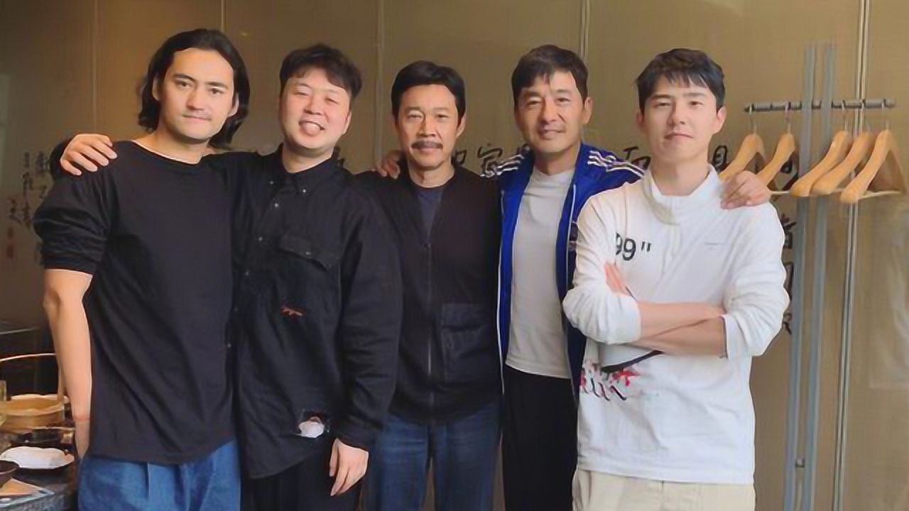 男子汉重聚!杜海涛与袁弘张丰毅郭晓冬刘昊然合影