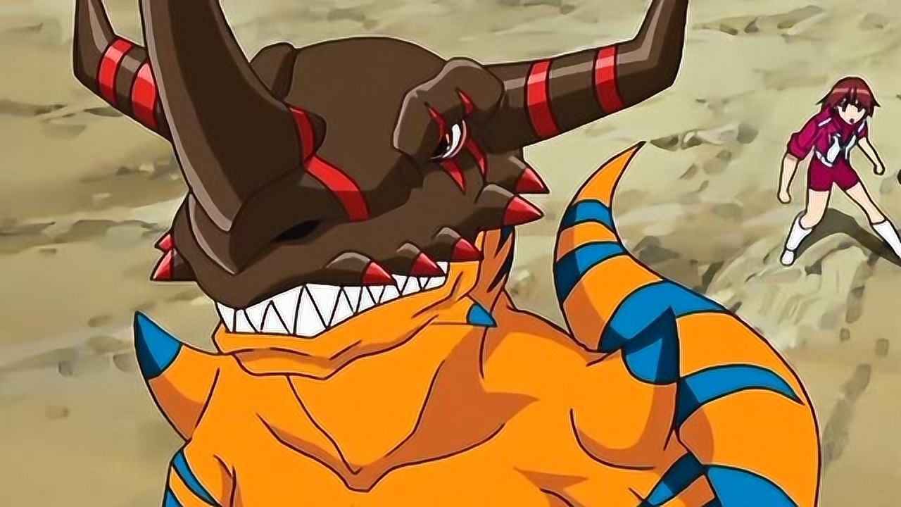 数码宝贝05:大地暴龙兽进化成跃升暴龙兽,救了祖灵兽