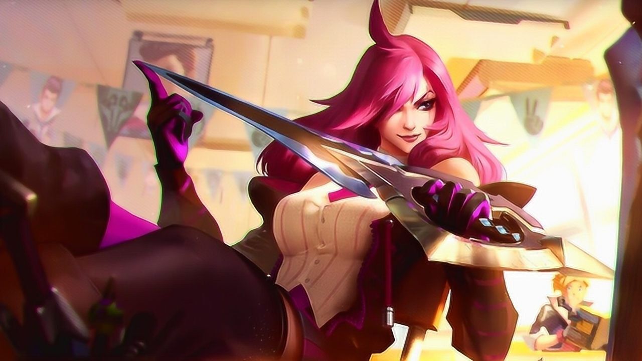 卡特琳娜,战争学院最新版全特效皮肤预览, lol英雄联盟