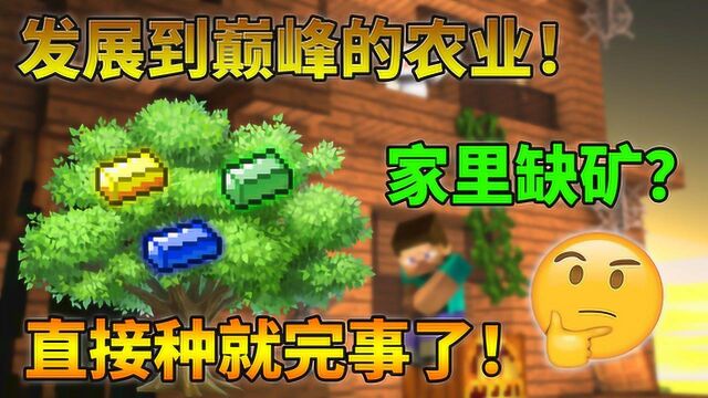 我的世界:资源紧缺!我们从土里种出红石?还有这种骚操作?