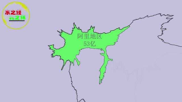 西藏各市GDP版图,你觉得“变形”了的西藏地图像什么?