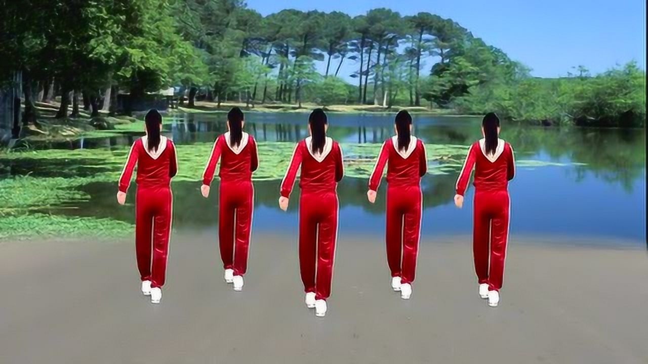 经典怀旧金曲广场舞《年轻的朋友来相会》轻松欢快28步附教学