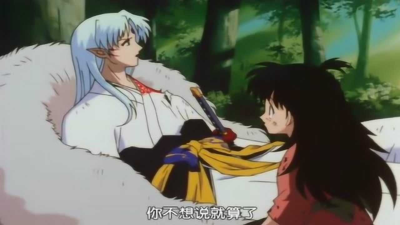 杀生丸与玲的相遇,玲天真的笑容把冷漠的杀殿都变温柔了