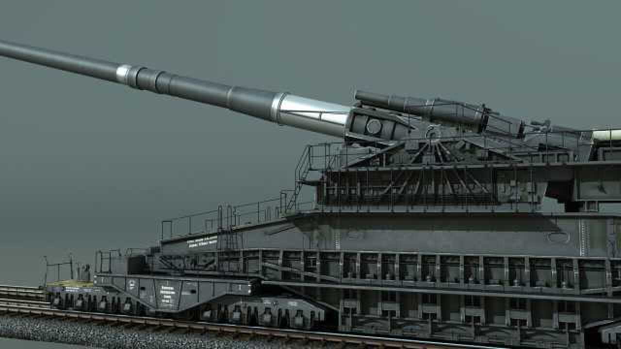 二战威力最强大的古斯塔夫巨炮每次开炮都需要3000人忙活