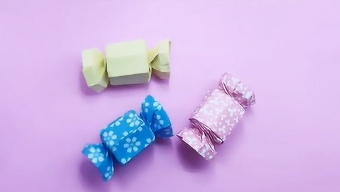 创意手工，漂亮的糖果礼物盒折纸教程