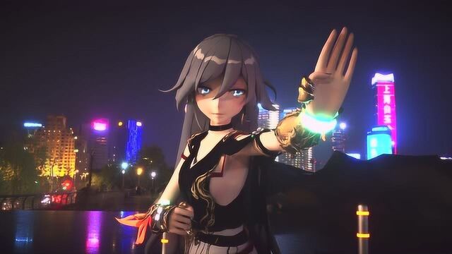 如果当着符华的面说神州平板格斗系MMD神州平板VS芽衣2