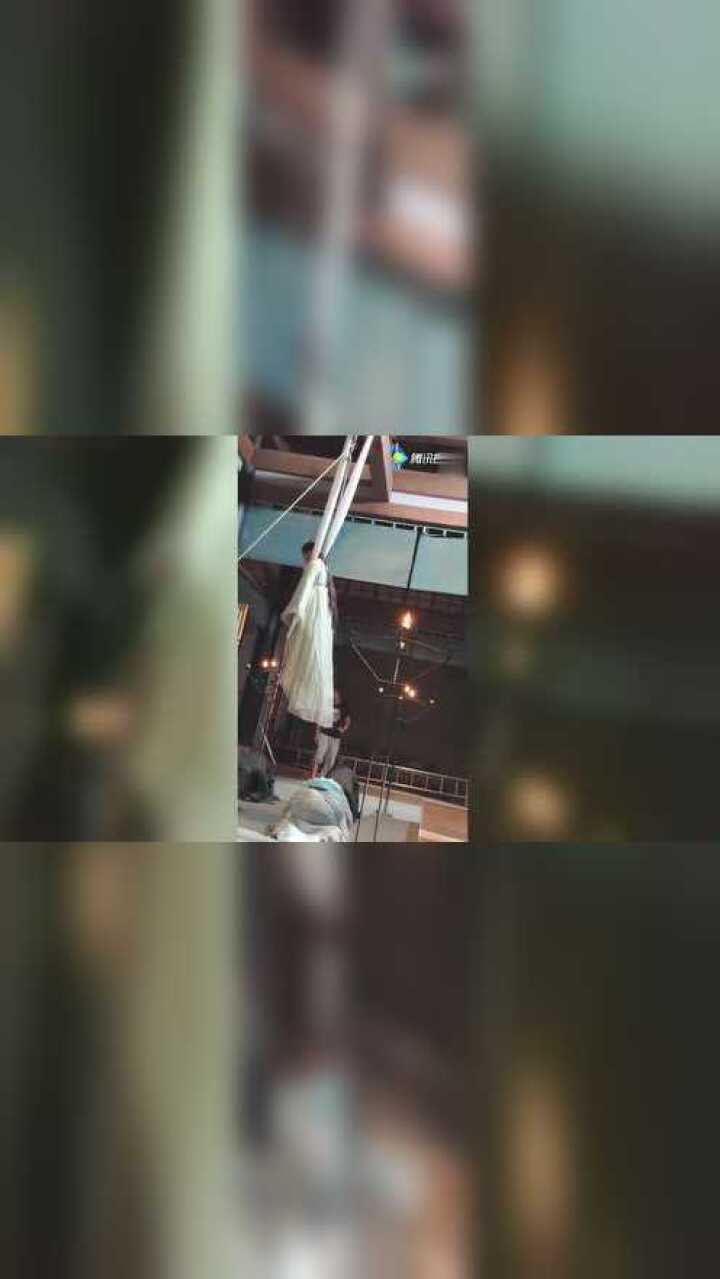 电视剧拍摄现场 这是要上吊自杀么！_腾讯视频