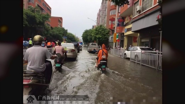 受台风“白鹿”影响 玉林迎来强降雨天气