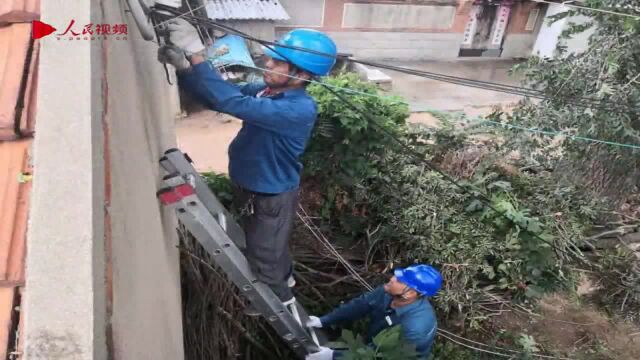 国网威海市文登区供电公司不怕“玲玲”肆虐 ,我们守护您