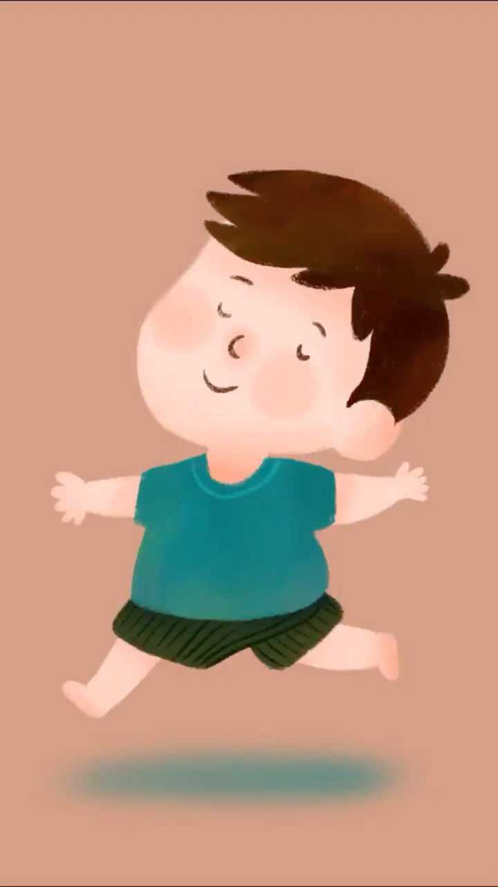 可爱的小男孩卡通形象绘画过程分享