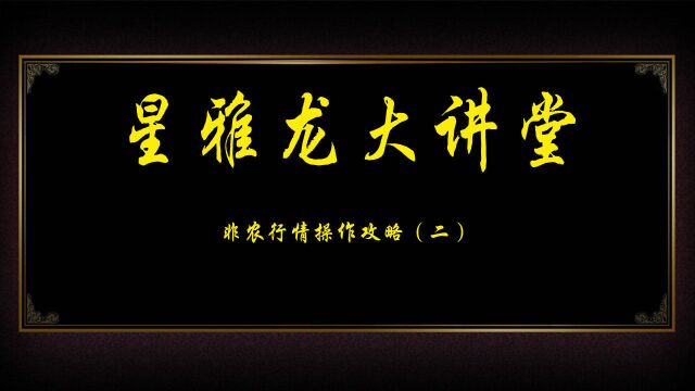 【星雅龙工作室】非农实战解盘二 趋势方向买卖点判断 外汇学习