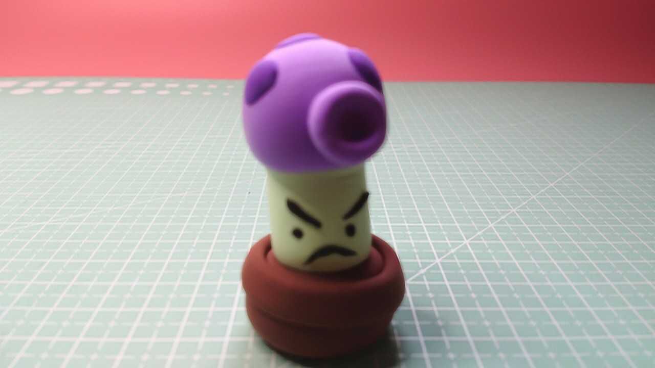 植物大战僵尸大喷菇超轻黏土