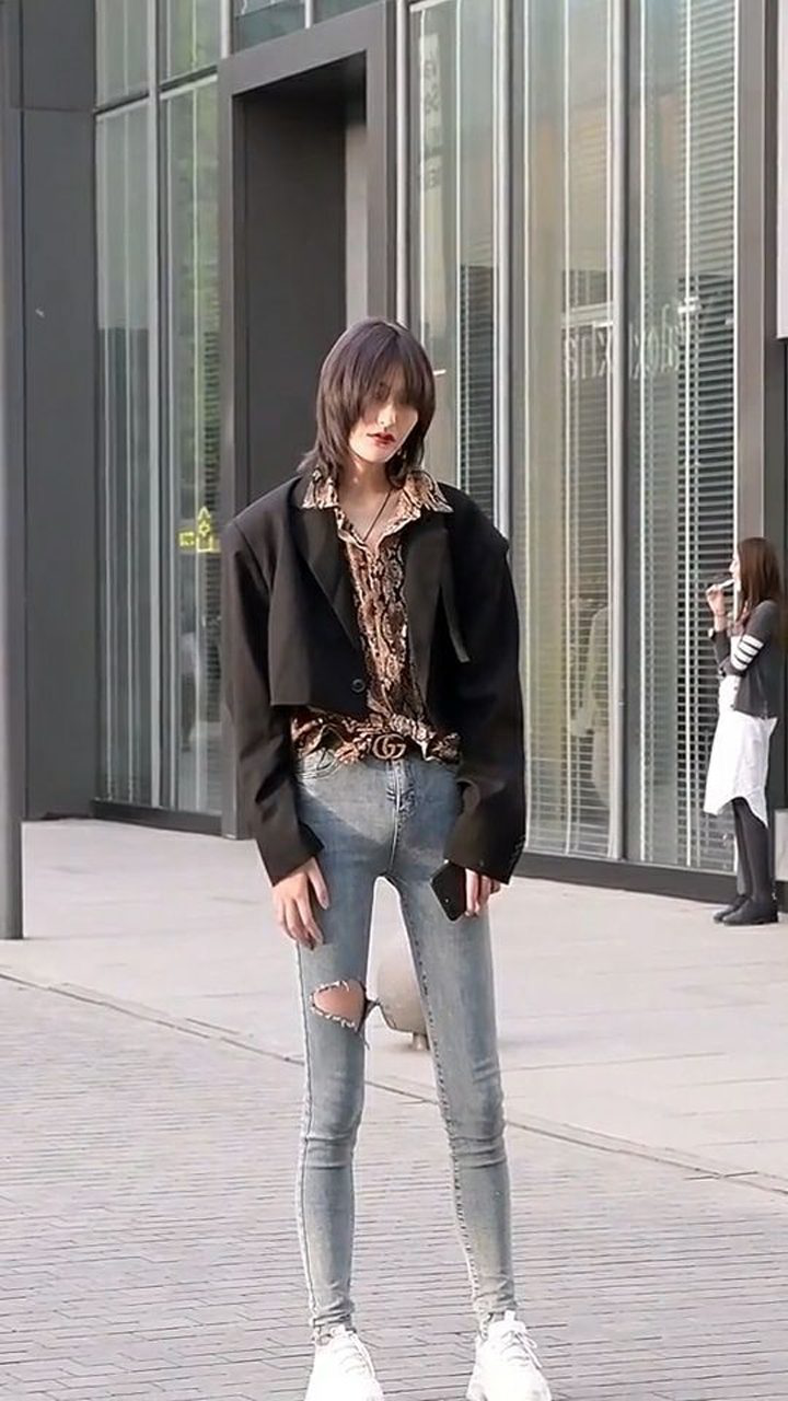 体重只有70斤的小姐姐骨瘦如柴女生都喜欢这种身材