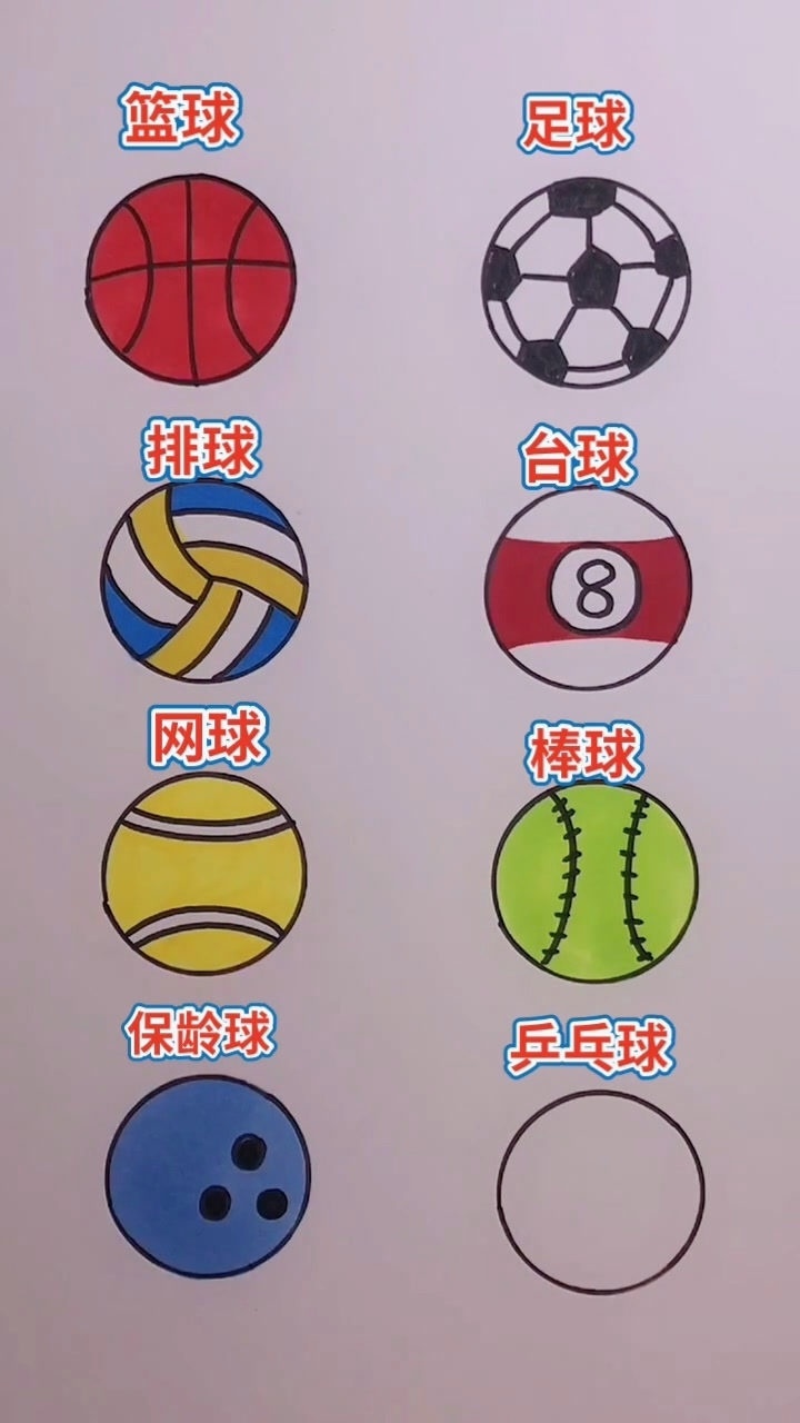 你想知道乒乓球怎么画?_腾讯视频